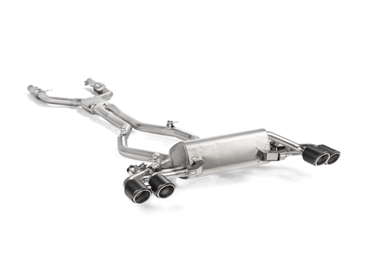 Akrapovic 17-19 Alfa Romeo Giulia Quadrifoglio Evolution Link Pipe Set (Titanium) E-AR/T/1