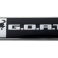 Ford Racing Bronco/Bronco Sport G.O.A.T. Badge - Black/Chrome M-1447-GOAT