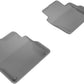 3D MAXpider 2017-2019 Volvo S90/V90 Kagu 2nd Row Floormats - Gray L1VV02221501
