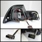 Spyder BMW E46 00-03 2Dr Coupe Light Bar LED Tail Lights Red Clear ALT-YD-BE4600-LBLED-RC 5073822