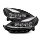 AlphaRex 17-22 Tesla Model 3/20-23 Model Y NOVA-Series LED Proj Headlights Blk w/Actv Lgt & Seq.Sig 880860 *Discontinued