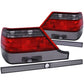 Anzo 1995-1999 Mercedes Benz S Class W140 Tail lights Red/Smoke