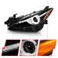 Anzo Projector Headlights With Halo Black w/Amber 14-17 Mazda 3