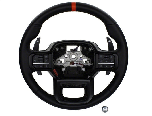 Ford Racing 2021+ F-150 Raptor Steering Wheel Kit - Black M-3600-F15B