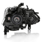 ANZO 2013-2015 Nissan Altima Projector Headlight Chrome Amber 121550