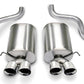 Corsa Performance Polished Sport Axle-Back Exhaust 05-08 Chevrolet Corvette C6 6.0L V8