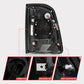 ANZO 19-24 RAM 1500 (Factory LED Models ONLY) Full LED Tail Lights SeqSig Black - Pair 311481A