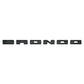 Ford Racing 2021+ Bronco Grille Lettering Overlay Kit - Black M-1447-BLMB