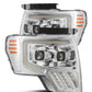 AlphaRex 09-14 Ford F-150 PRO-Series Projector Headlights Plank Style Chrm w/Activ Light/Seq Signal 880482 *Discontinued