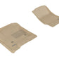 3D MAXpider 2014-2020 Chevrolet Silverado Double Cab/Crew Cab Kagu 1st Row Floormat - Tan L1CH03911502