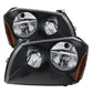 SPYDER Xtune Dodge Magnum 05-07 Crystal Headlights Black HD-JH-DMAG05-AM-BK 9024733