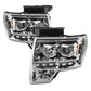 SPYDER Xtune Ford F150 09-14 Projector Headlights Halogen Model Only LED Halo Chrome PRO-JH-FF15009-CFB-C 9032240
