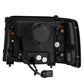 AlphaRex 92-96 Ford F-Series/Bronco PRO-Series Proj Headlights Alpha-Blk w/Seq. Sig & DRL 880265 *Discontinued
