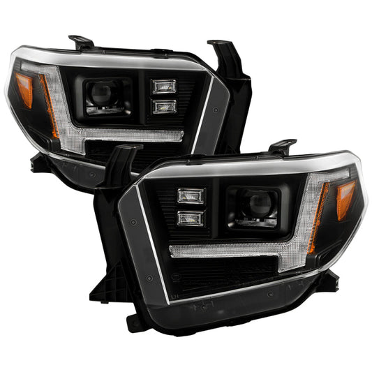SPYDER Apex 14-21 Toyota Tundra High-Power LED Module Headlights - Black (PRO-YD-TTU14V2AP-SBSEQ-BK) 5088727