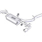 Borla 03-09 Mazda RX-8 1.3L Single Round Rolled Angle-Cut Cat-Back Exhaust 1014015