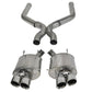 Corsa Performance 13-13 Ford Mustang Shelby GT500 5.8L V8 Polished Sport Axle-Back