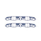 Cometic Gasket Cometic Chrysler LA V8 .125in Fiber Intake Mani Gskt Set-1.170in x 2.300in Rectangle Port C5624-125