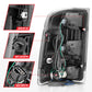ANZO 2007-2013 GMC Sierra LED Tail Lights w/ Light Bar Black Housing Smoke Lens 311389