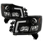 SPYDER 04-15 Nissan Titan High-Power LED Module Equipped Headlights - Black (PRO-YD-NTI04PL-BK) 5088406
