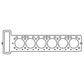 Cometic Gasket Cometic Lamborghini 3.5L V12 .059in CFM-20 Cylinder Head Gasket - 83mm Bore - LHS C14105-059