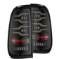 AlphaRex 97-03 Ford F150 / 99-16 Ford F250/F350/F450/F550 LUXX-Series LED Tail Lights - Alpha-Black 658001 *Discontinued