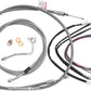 Burly Brand Gorilla Bar Control Kit 14in - Stainless Steel B30-1158