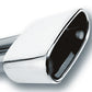 Borla 2.5in Inlet 6.69in x 3in Rectangular Rolled Angle Cut Single Inlet x 5.63in Long Exhaust Tip 20244