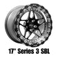 Belak Wheels Belak 17x10.5 / 8.25in BS / 6x135mm BP / Low Pad / Series 3 - Single Beadlock Wheel 17106135S38BS-SBL