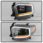 SPYDER xTune 14-17 Toyota Tundra DRL LED Light Bar Projector Headlights - Black (PRO-JH-TTU14-LB-BK) 9043024