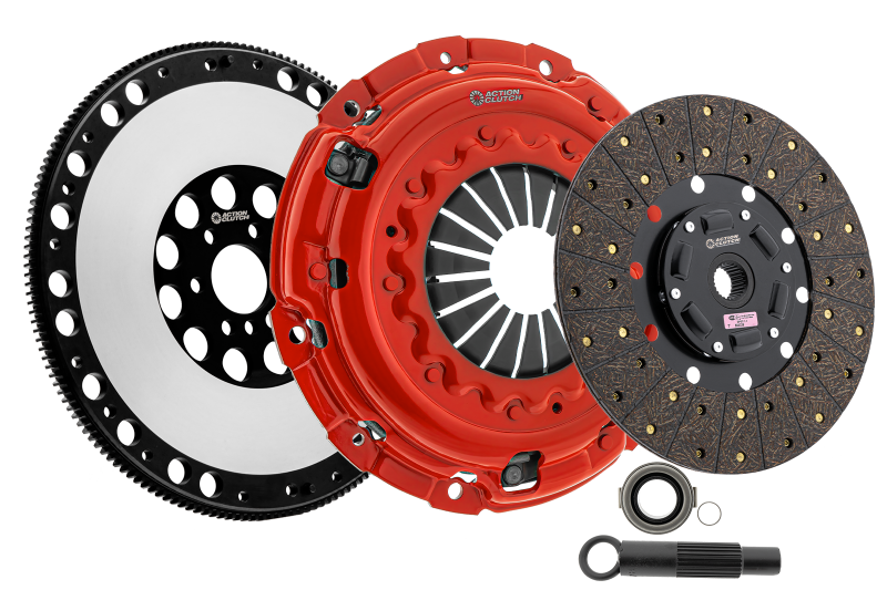 Action Clutch 01-03 BMW 330Ci 3.0L (M54) 5-Speed RWD Stage 1 Clutch Kit (1OS) w/Lightened Flywheel ACR-3458 *Discontinued