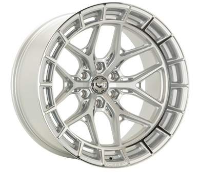 Vossen HFX-1 20x10 / 6x135 BP / ET-18 / 87.1 CB / Super Deep - Silver Polished Wheel