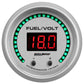 Autometer 52.4mm Silver Switchable 0-100 Fuel Level/8-18V Voltmeter Ultra-Lite Elite Digital Gauge 6709-UL