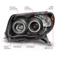 Anzo 2006-2009 Toyota 4Runner Projector Headlights w/ Halo Black