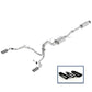 Ford Racing 15-18 F-150 2.7L Cat-Back Sport Exhaust System - Rear Exit Carbon Fiber Tips M-5200-F1527DSFA