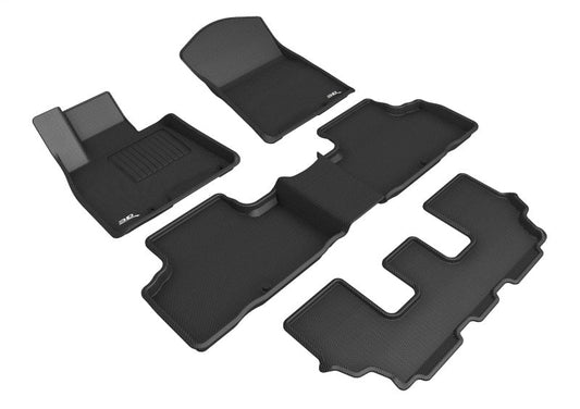 3D MAXpider 21-24 Genesis Gv80 7-Seat Kagu Black R1 R2 R3 L1GS00701509