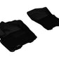 3D MAXpider 2009-2015 Nissan Titan King/Crew Cab Kagu 1st Row Floormat - Black L1NS06311509