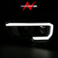 Anzo Toyota Tacoma '16-18 Projector Plank Style Switchback H.L Black Amber
