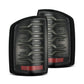 AlphaRex 14-18 GMC Sierra 1500/2500HD/3500HD LUXX-Series LED Tail Lights Alpha-Blk Actv Lgt Seq. Sig 630030 *Discontinued