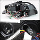 Spyder Audi A4 06-08 Projector Headlights Halogen Only - Light Tube DRL Blk PRO-YD-AA405-LTDRL-G2-BK 5071842