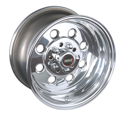 Weld Draglite 15x3.5 / 5x4.5 & 5x4.75 BP / 1.375in. BS Polished Wheel - Non-Beadlock