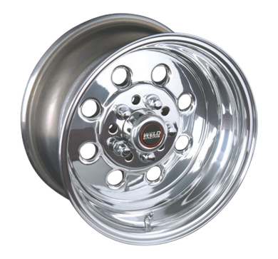Weld Draglite 15x3.5 / 4x108 & 4x4.5 BP / 1.375in. BS Polished Wheel - Non-Beadlock