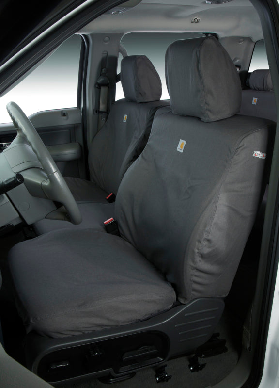 Covercraft- 21-23  Nissan Pathfinder- Carhartt SeatSaver Custom 3rd Row 60/40- Gravel SSC7587CAGY