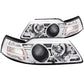 Anzo 1999-2004 Ford Mustang Projector Headlights Chrome