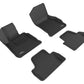 3D MAXpider 14-20 BMW 4 Series Convertible (F33) RWD Kagu 1st & 2nd Row Floormat - Black L1BM06801509