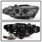 Spyder 12-14 BMW F30 3 Series 4DR Projector Headlights - LED DRL - Smoke (PRO-YD-BMWF3012-DRL-SM) 5084361