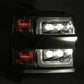 AlphaRex 15-18 Chevy 2500HD NOVA LED Proj Headlights Plank Style Chrome w/Activ Light/Seq Signal/DRL 880228 *Discontinued