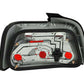 Anzo 1992-1998 BMW 3 Series E36 Taillights Red/Clear