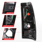 ANZO 1999-2002 Chevy Silverado 1500 LED Taillights Plank Style Black w/Smoke Lens 311325