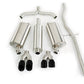 Corsa 98-03 Cadillac Seville 4.6L 2.5in Cat-Back Dual Rear w Twin 35in Black Pro-Series Tips 14150BLK