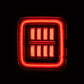 AlphaRex 18-23 Jeep Wrangler JL NOVA Prismatic LED Taillights Black-Red 602020 *Discontinued